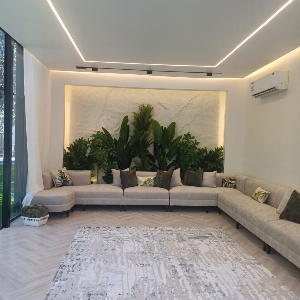 زراعة اشجار وزهور بالاحساء